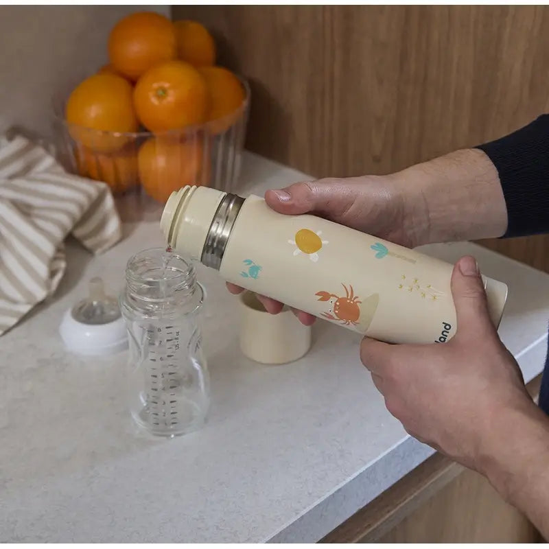 Garrafa térmica Miniland Liquid 500ml Crabsy