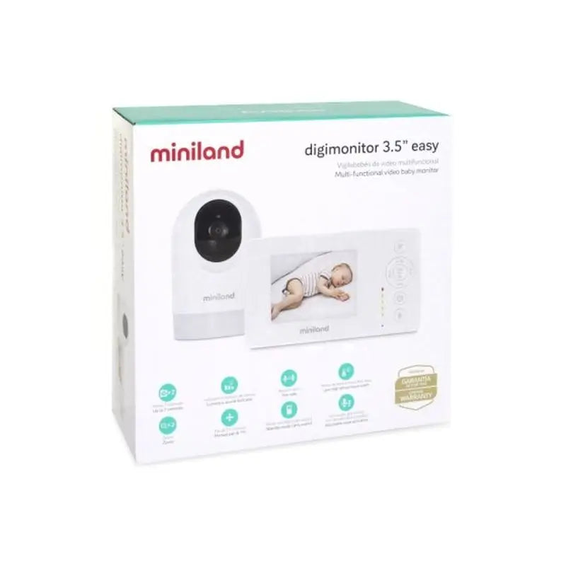 Monitor de bebé fácil de 3,5" Miniland Digimonitor