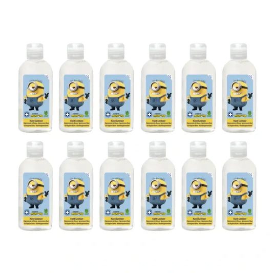 Acofar Gel Hidroalcoólico Infantil Minions, 12x100 ml