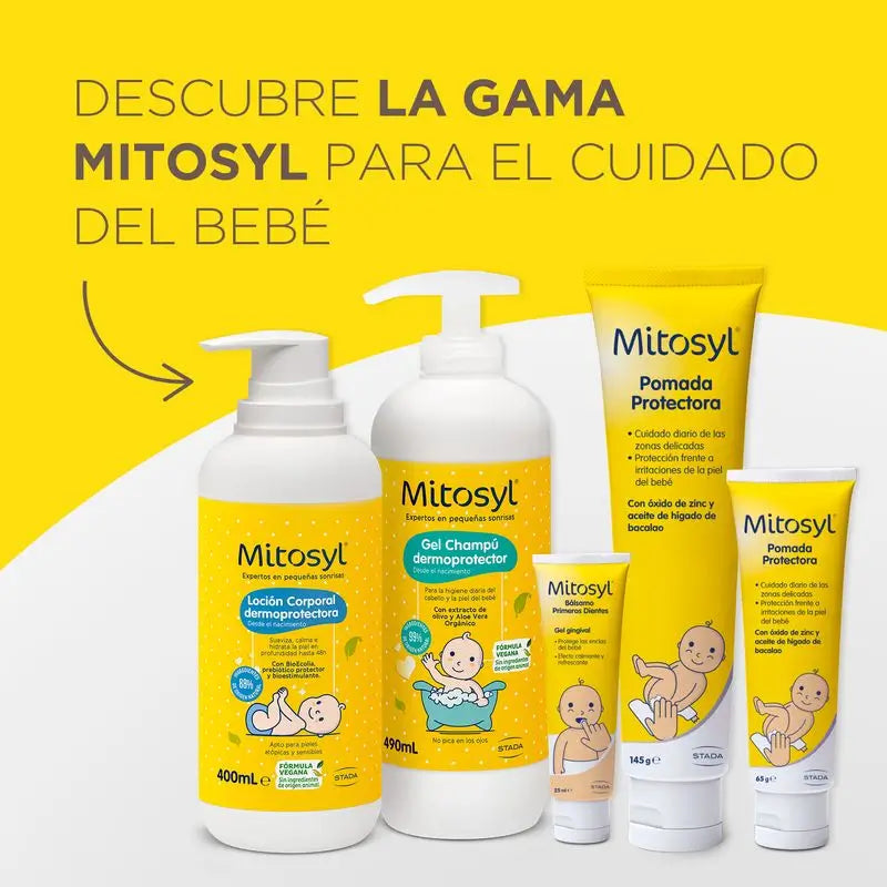 Mitosyl Baby Gel Champô Dermo-Protetor , 490 ml