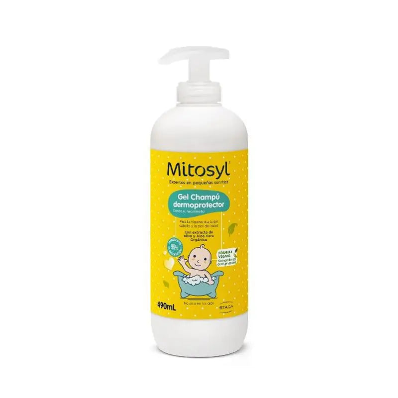 Mitosyl Baby Gel Champô Dermo-Protetor , 490 ml