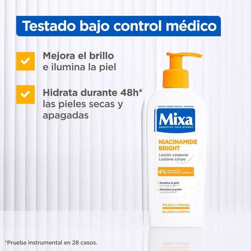 Mixa Niacinamide Bright Body Lotion , 250 ml