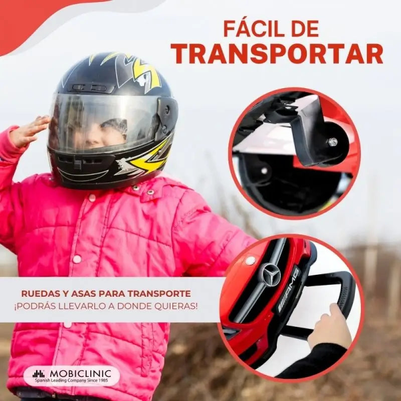 Mobiclinic Carro Elétrico Turbo Vermelho