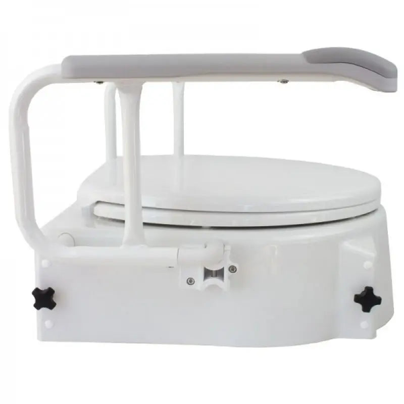 Elevador de Casa de Banho Mobiclinic Modelo Muralla com Tampa, Dobrável e Regulável até 5, 10 e 15 Cm