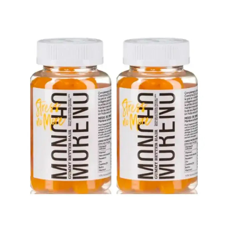 Moncho Moreno Gummy Stress No More, Embalagem 2 x 60 unidades