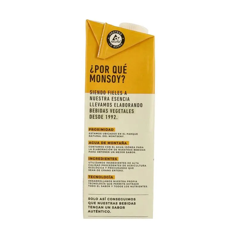 Monsoy Bebida vegetal de aveia sem glúten 1Lt 1 unid. Bio