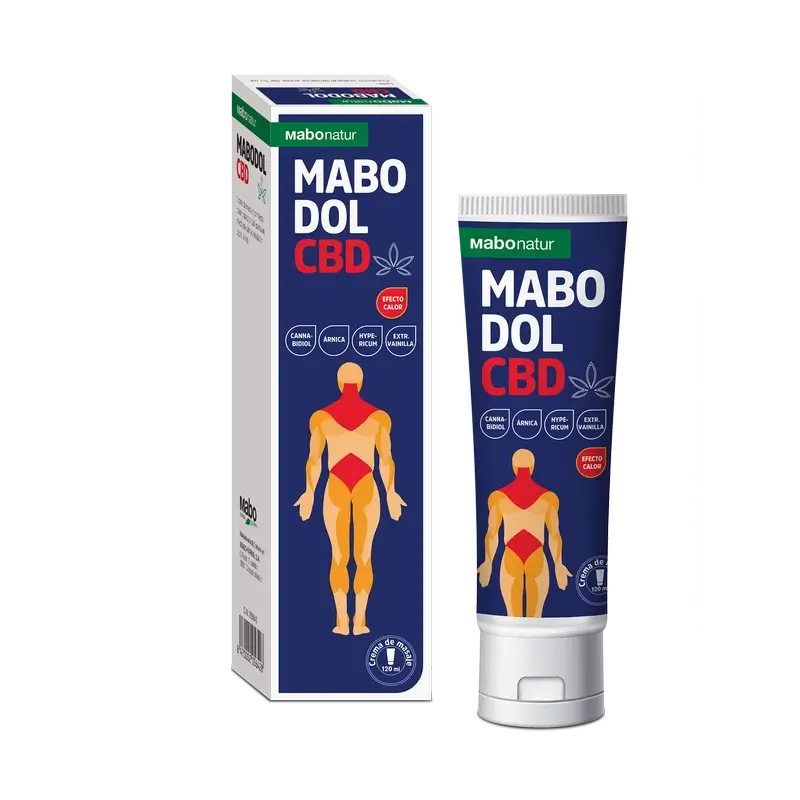 Efeito Aquecimento MaboDol CBD Massage Cream, 120 ml