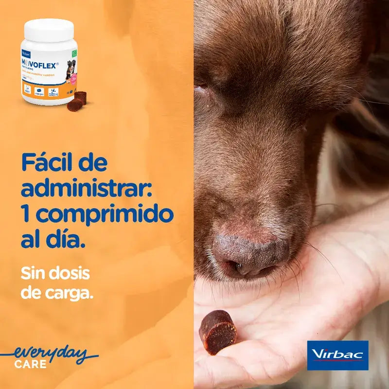 Movoflex Chondroprotector Cães Médios 15-35kg, 30 Comprimidos