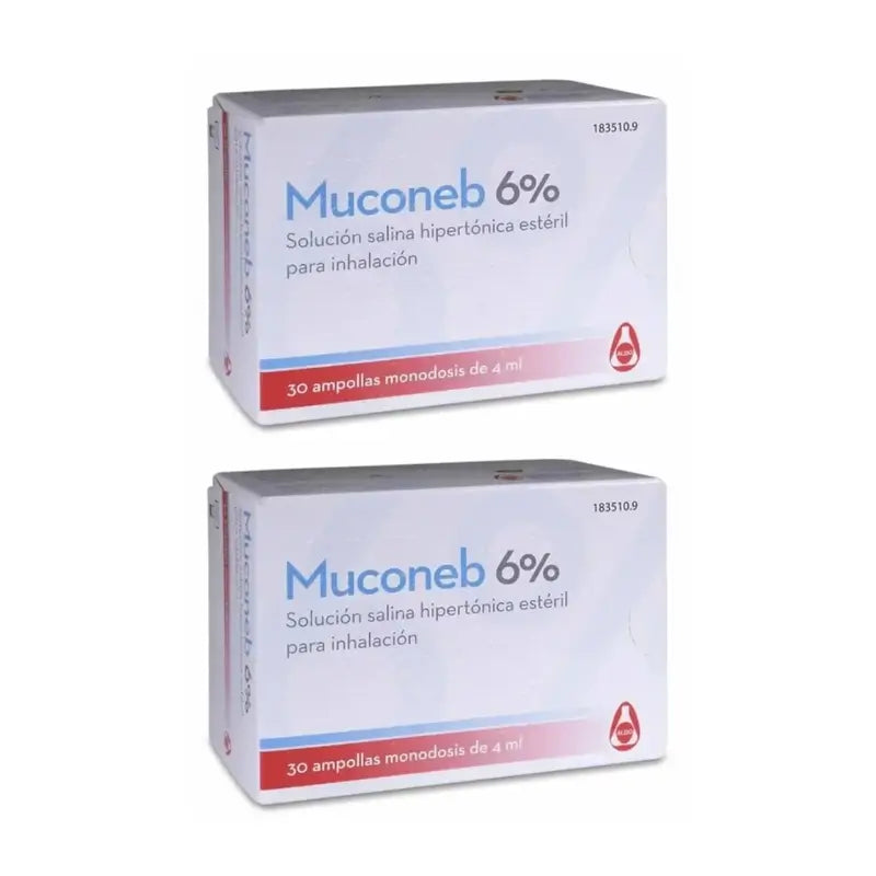 Muconeb 6% Solução salina, 2X30 Ampolas
