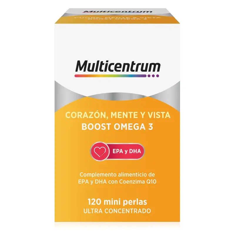 Multicentrum Boost Omega 3 , 120 comprimidos