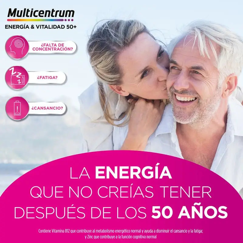 Multicentrum Energy & Vitality 50+, 30 frascos