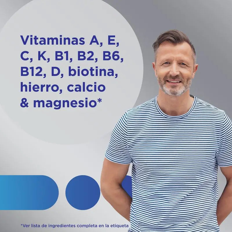 Multicentrum Man 50+ Suplemento alimentar multivitamínico, 90 comprimidos