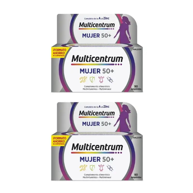 Multicentrum Women's 50+ Multivitamin, 2X90 Comprimidos