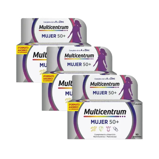 Multicentrum Women's 50+ Multivitamin, 3X90 Comprimidos