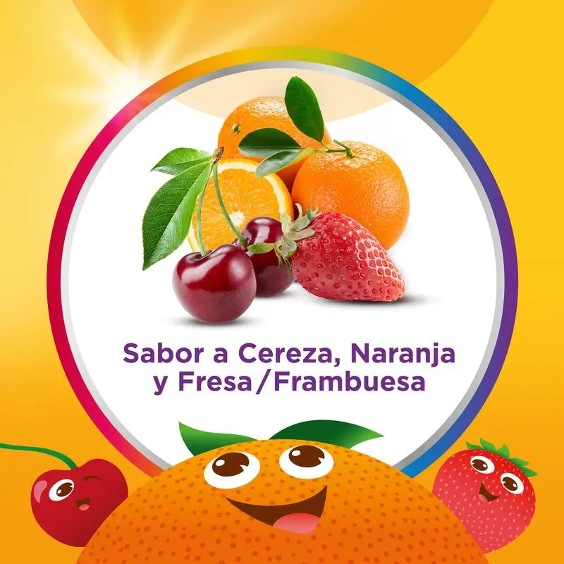 Multicentrum Vitagomis Junior Multivitamínico para Crianças Sabor a Cereja, Laranja e Morango, 30 gomas