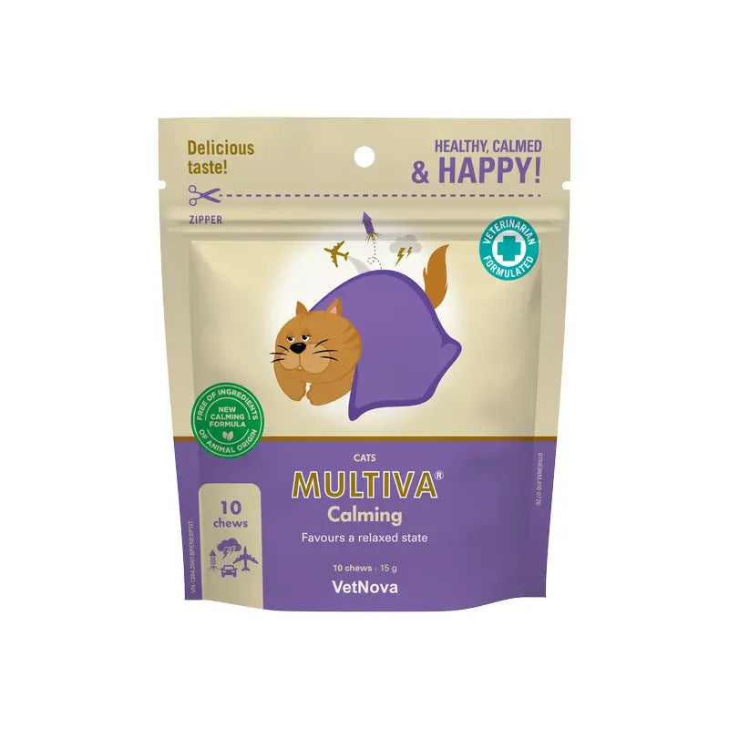 Multiva Calming Cat, 10 mastigáveis
