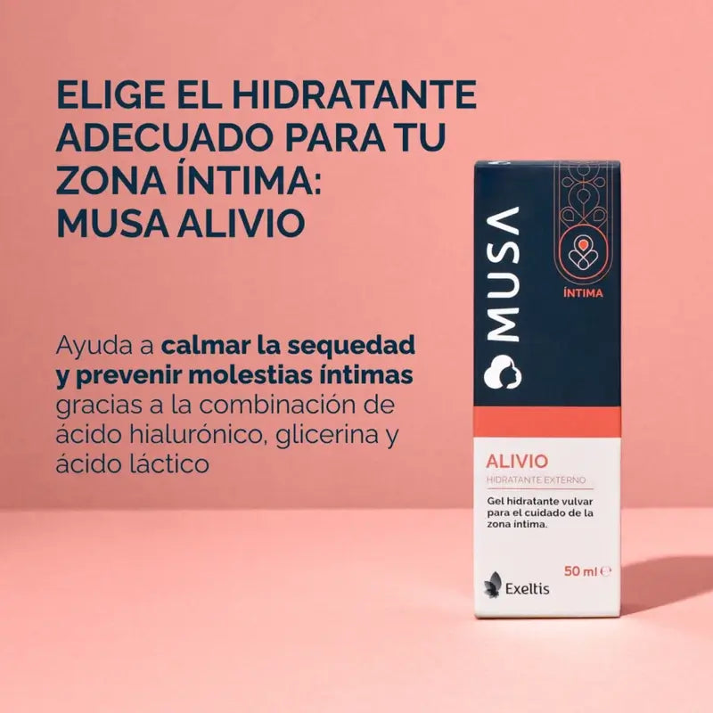 Musa Alívio Hidratante Vulvar, 50 ml + Hydragin Hidratante Vaginal, 6 Cânulas