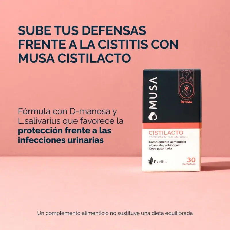 Musa Cistilact Probiotic Cystitis, 30 cápsulas