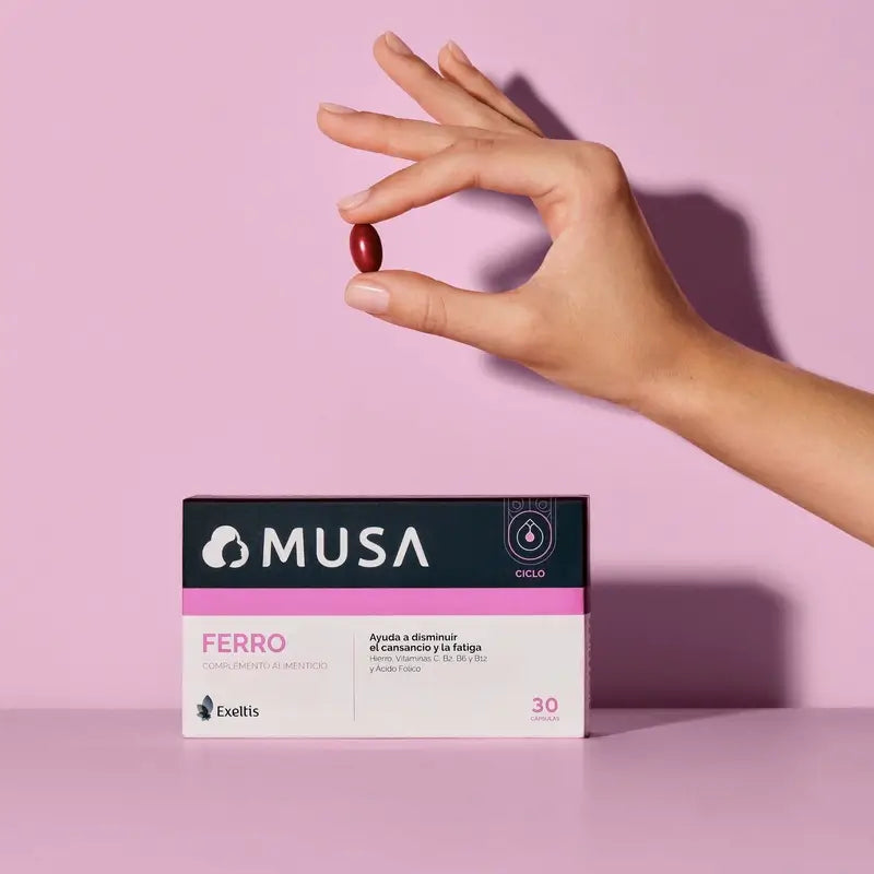 Musa Duplo Ferro Suplemento Alimentar , 2 x 30 cápsulas