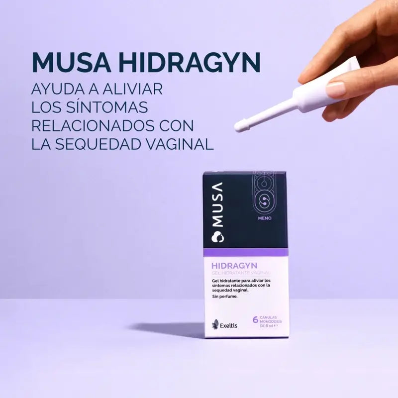 Musa Hydragin Hidratante Vaginal, 2x6 Cânulas