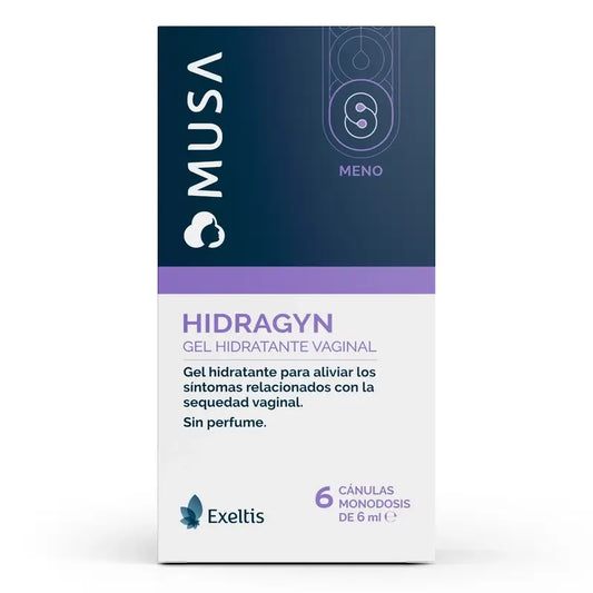 Musa Hydragin Hidratante Vaginal, 6 cânulas
