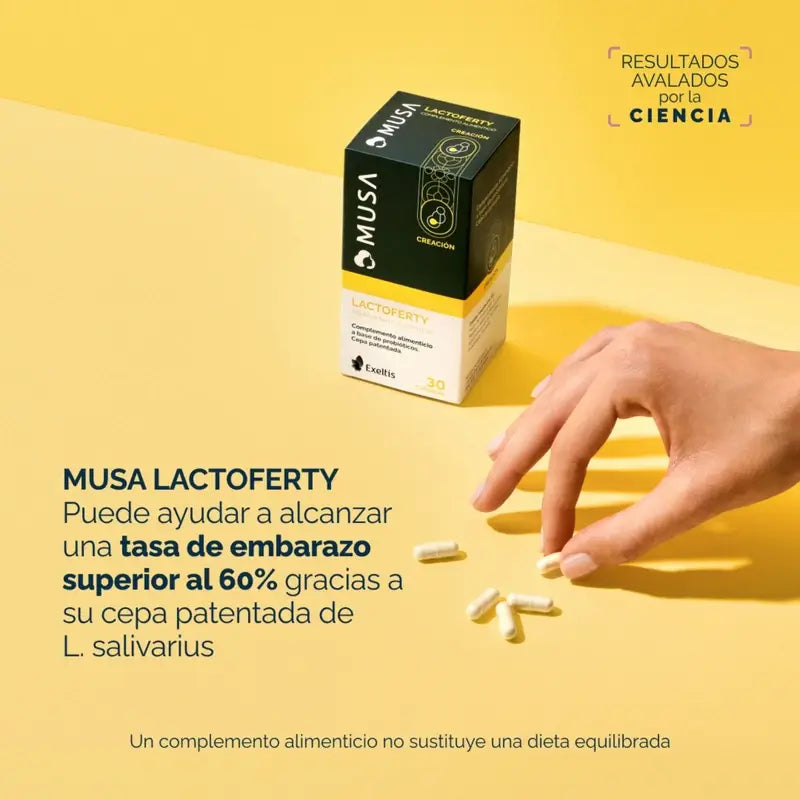 Musa Lactoferty Probiotic Fertility, 30 cápsulas