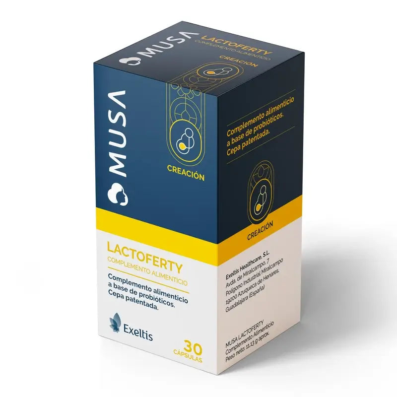 Musa Lactoferty Probiotic Fertility, 30 cápsulas