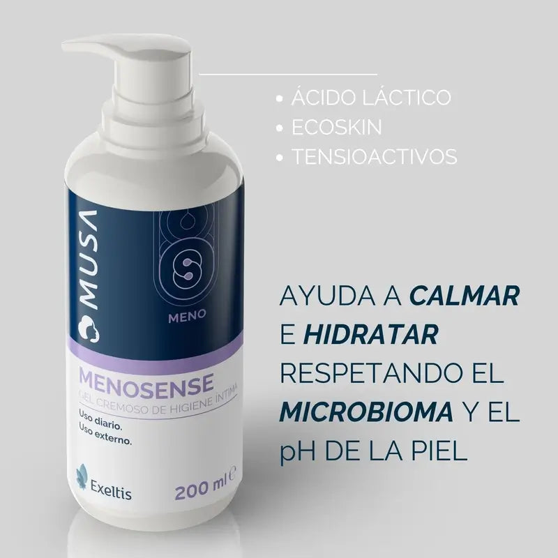 Musa Menosense Gel de Higiene Íntima, 200 ml
