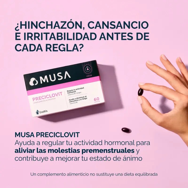 Musa Triplo Preciclovit Pré-menstrual , 3 x 30 cápsulas