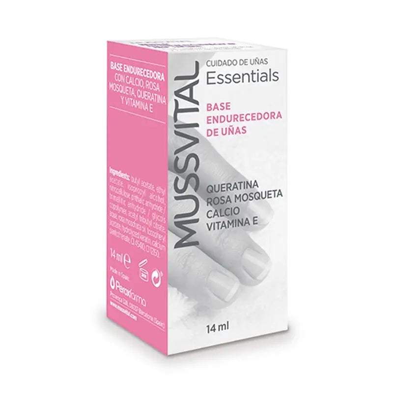 Base endurecedora de unhas Mussvital, 14 ml