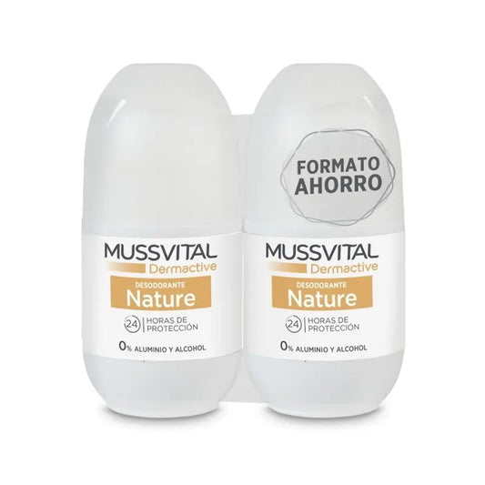 Mussvital Derma Deo Nature , 2x75 ml
