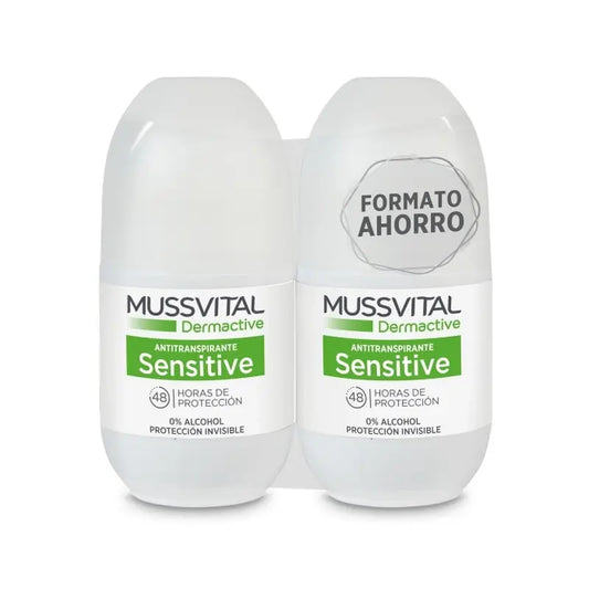 Mussvital Derma Deo Sensitive , 2x75 ml