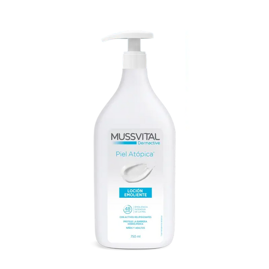 Mussvital Dermactive Loção Emoliente Pele Atópica , 750 ml