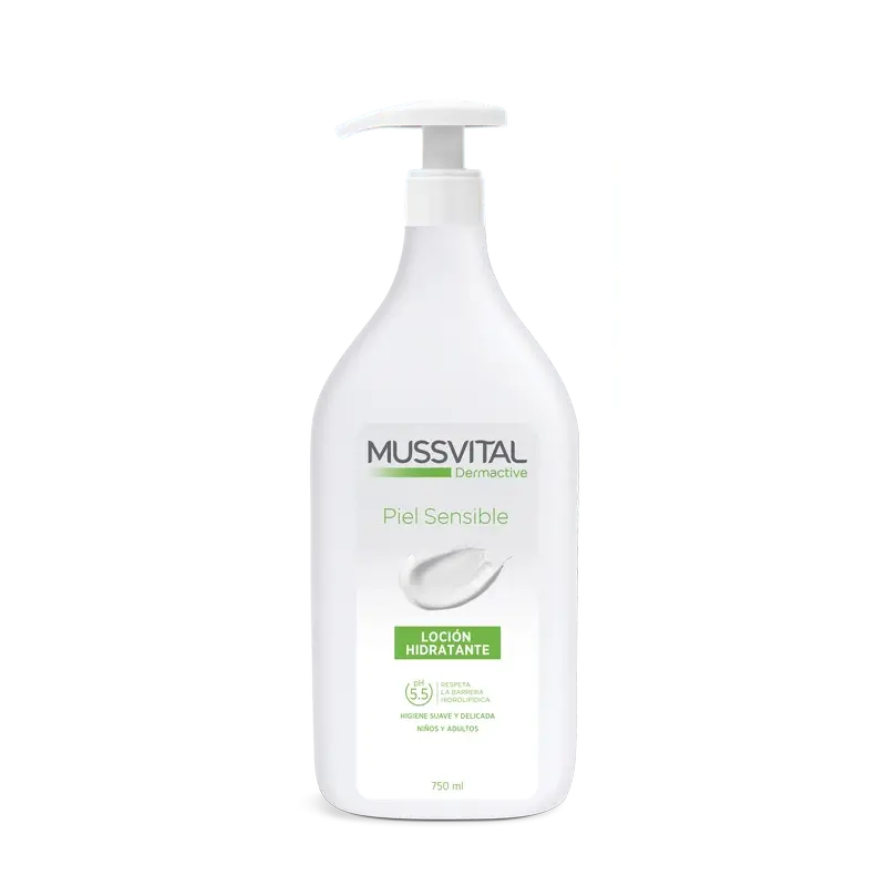 Mussvital Dermactive Loção Hidratante Pele Sensível , 750 ml