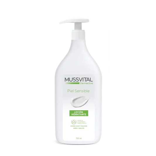 Mussvital Dermactive Loção Hidratante Pele Sensível , 750 ml