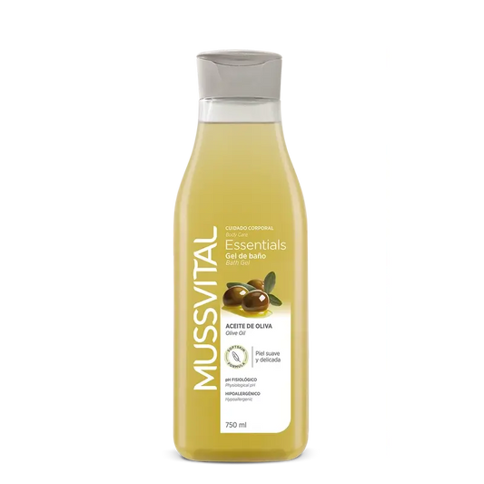 Gel de Banho Mussvital Essentials Olive, 750 ml