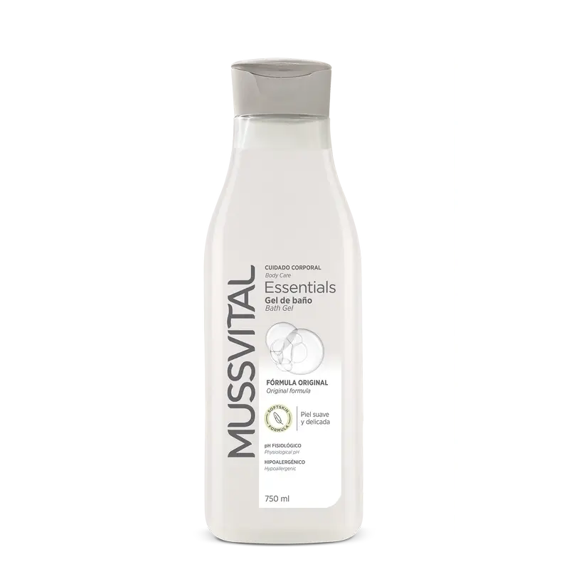 Mussvital Essentials Gel de Banho Original, 750 ml