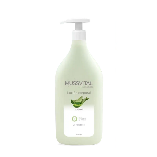 Mussvital Essentials Aloé Vera Loção Corporal , 400 ml