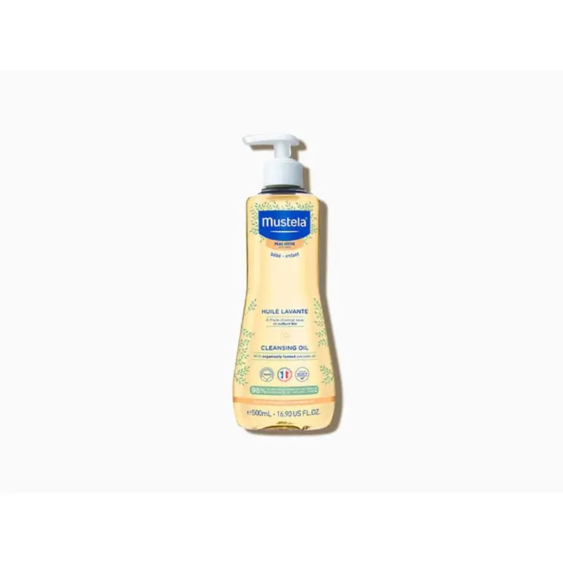 Óleo de banho e duche para peles secas Mustela, 500 ml