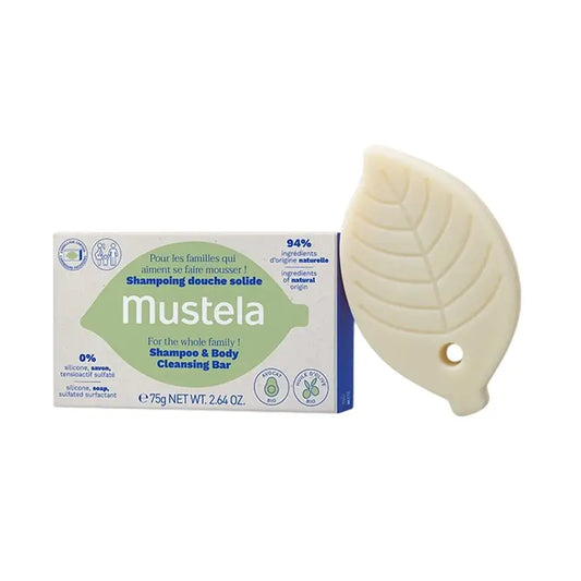 Mustela Champô Sólido Cabelo e Corpo, 75G