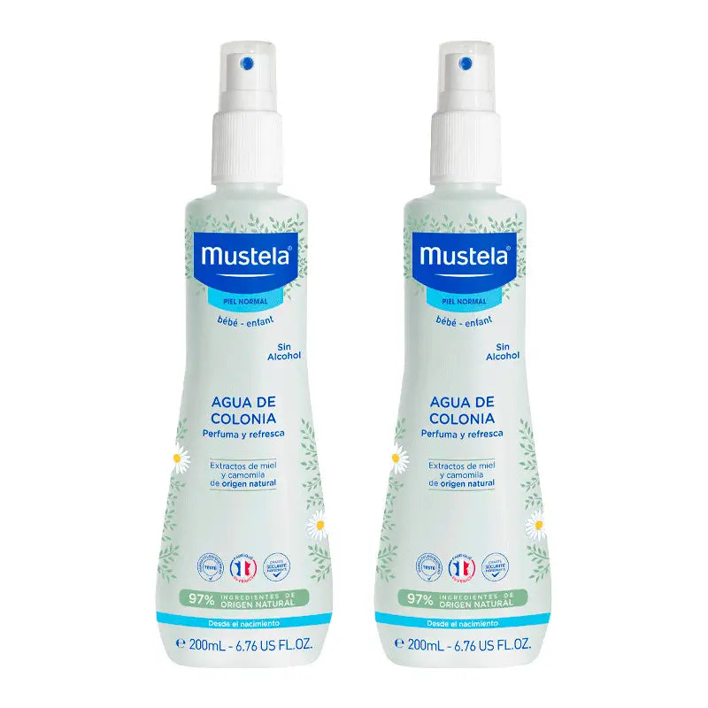 Mustela Duplo Eau de Toilette sem Álcool, 2x200ml
