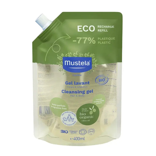 Champô Gel Biológico Mustela, 400Ml