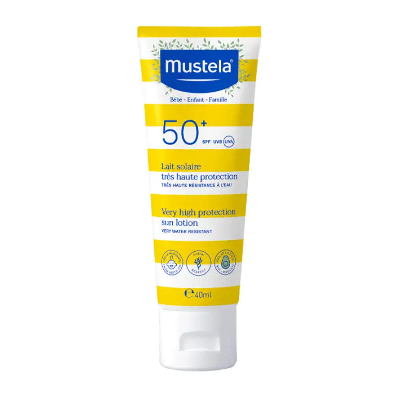 Mustela Leite Solar de Protecção Muito Elevada SPF50+, 40 ml