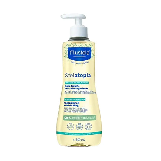 Óleo de Banho e Duche Mustela Stelatopia, 500 ml