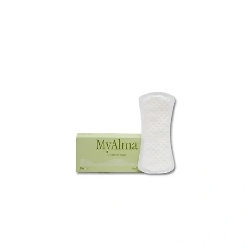 Myalma 100% algodão orgânico Panty Liners, 20 pcs.
