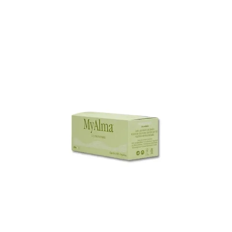 Myalma 100% algodão orgânico Panty Liners, 20 pcs.