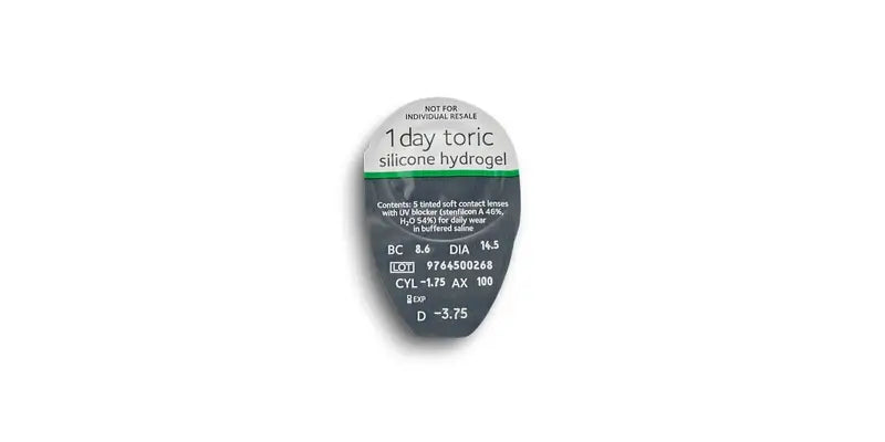 Myday Toric Daily Lenses, 30 unidades - +0.25, -1.25, 80, 8.6, 14.50