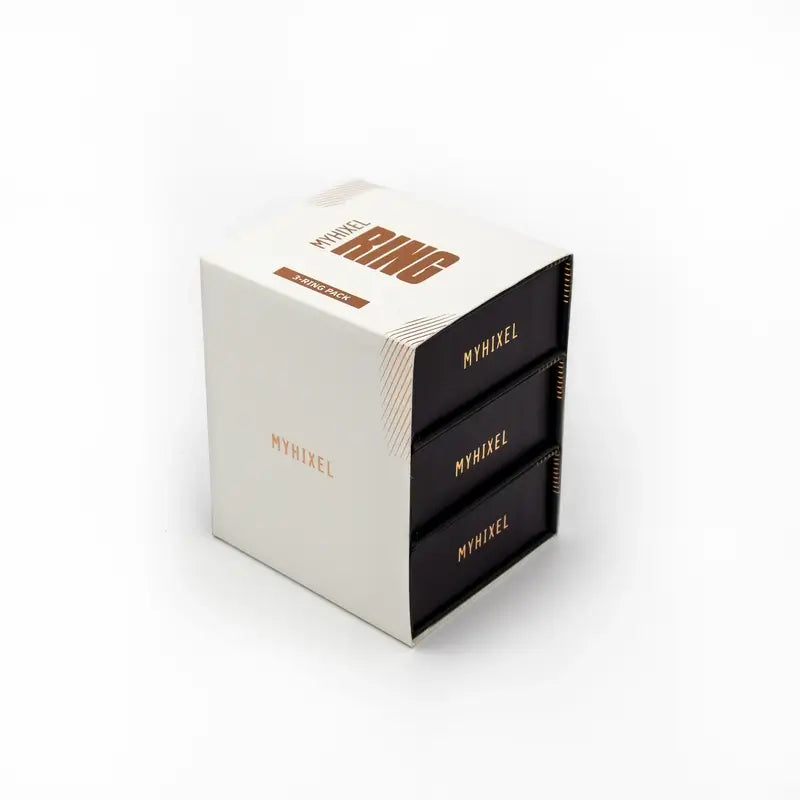 Conjunto de anéis Myhixel, 3 peças