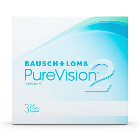 PureVision2 Lentes de Contacto Mensais, 3 Unidades