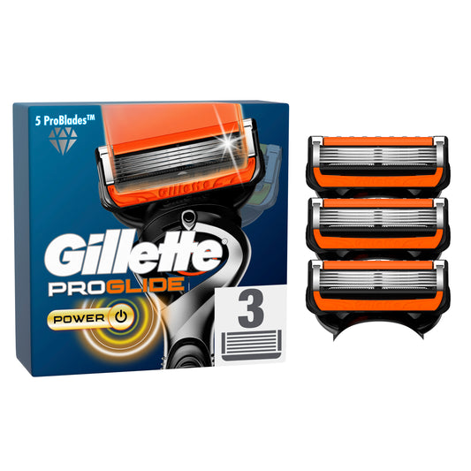 Gillette Proglide Power Refil para máquinas de barbear para homem, 3 unid.